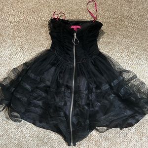 Betsey Johnson Black Cupcake Dress